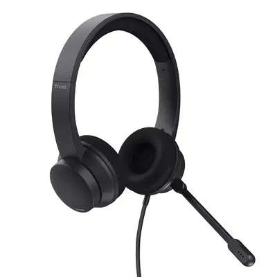 Trust Ayda Casque Avec fil Arceau Appels/Musique USB Type-A Noir_1