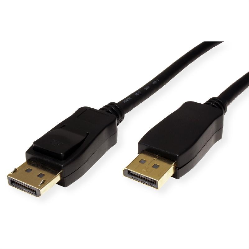 VALUE Câble DisplayPort v1.4, DP M - DP M, noir, 1 m_1