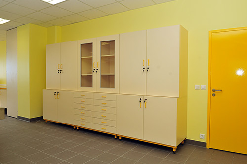 Armoire double-corps à portes battantes hautes & basses - Profondeur 750 mm - Réf ADCPB-2 - BIOLAB - Gamme Mobilab pour très grands volumes_1