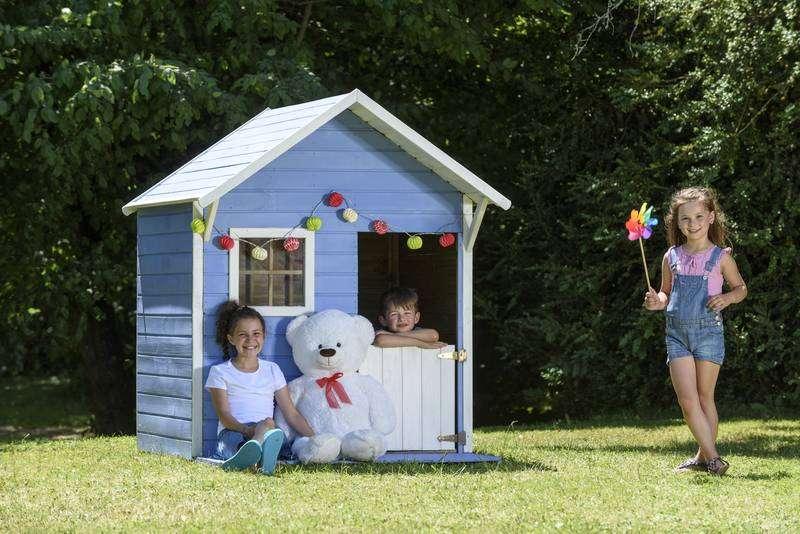 Maisonnette avec terrasse Jane - bois - 2,15 m² - porte et fenêtre_1