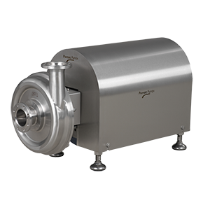 Pompe centrifuge métallique monocellulaire en inox - Débit 1 à 200 m3/h - Norme 3A, TA Luft, EHEDG - Transfert de lait, crème, bière, vin, eaux minérales_1