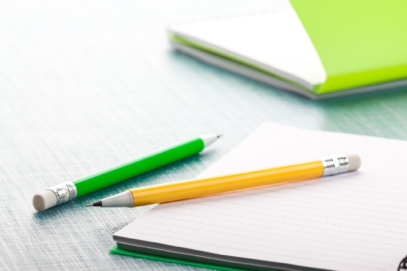 Porte-mines avec gomme - 0,7 mm - Couleur jaune - Poids 5 g_1