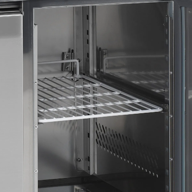 Comptoir pour saladette réfrigéré négative CF7310/-SP 3 portes GN1/1 Inox TEFCOLD_1