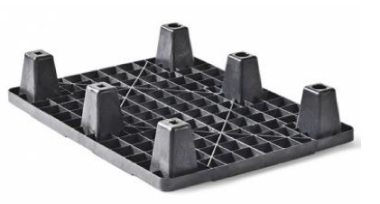 Palette plastique medium - PlanetPal Mix 60A80 MR6FR - Ref PA-ME-0095 - 600x800 mm, ajourée avec rebords_1