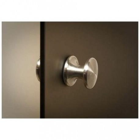 Porte pour hammam transparente 70 x 190 cm - cadre en aluminium, verre trempé 8 mm, poignée inox_1