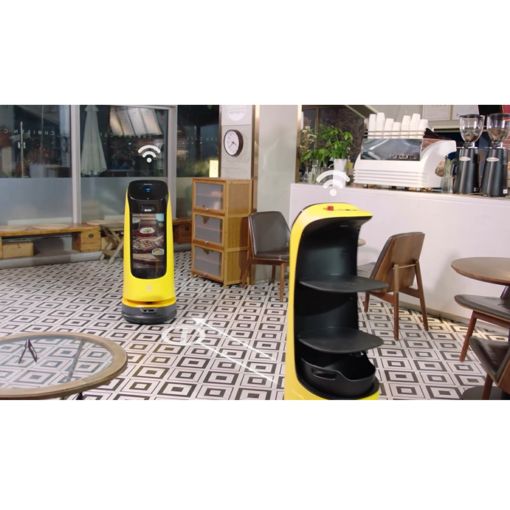 Robot Transport Service À Table Restauration Pudu Robotics Kettybot Accueil Gran_1