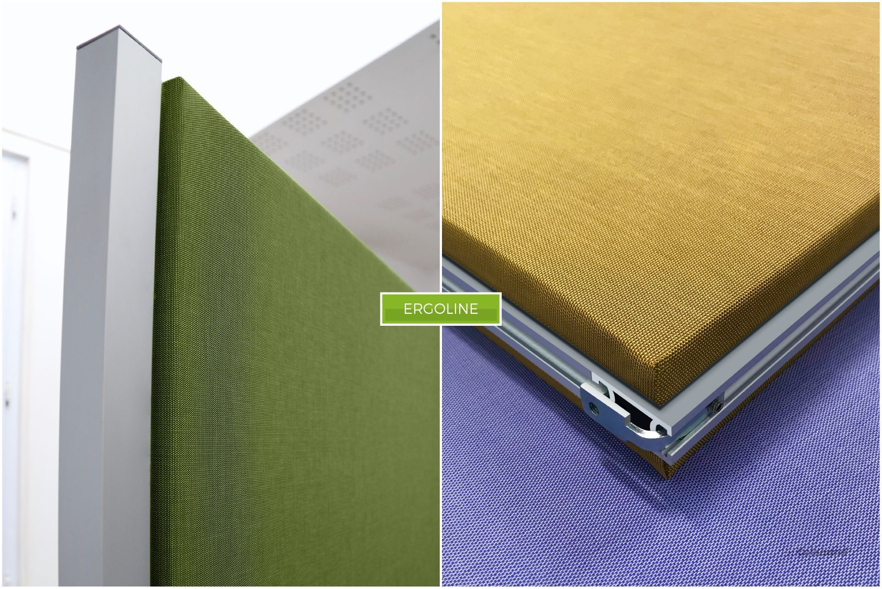 Cloison acoustique haute performance Yin - Classement au feu M1 - Coloris multiples_1