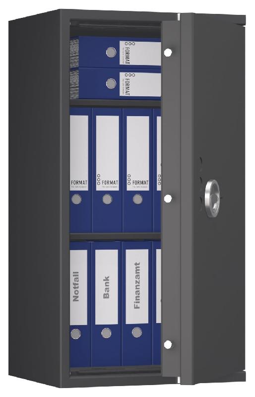 Coffre-fort FORMAT Lyra 5 Classe 0 - Anti-effraction certifié EN 1143-1 - Serrure électronique KABA Combi B 90 / Graphite RAL 7024_1
