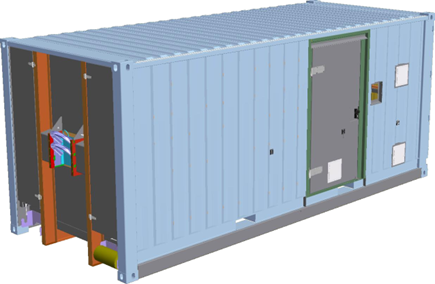 Conteneur militaire ampliroll CSC autonome - apte au transport maritime et aérotransport_1