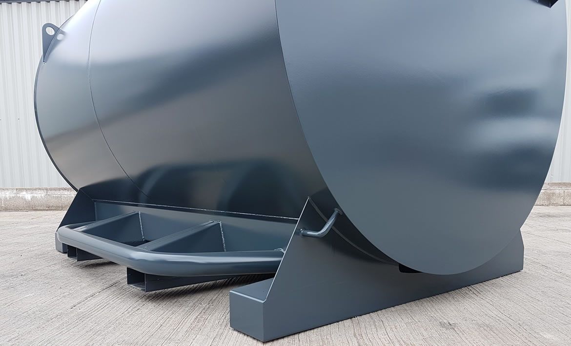 Station transportable Fuelstore 4500 litres - acier double paroi - conforme aux réglementations environnementales_1