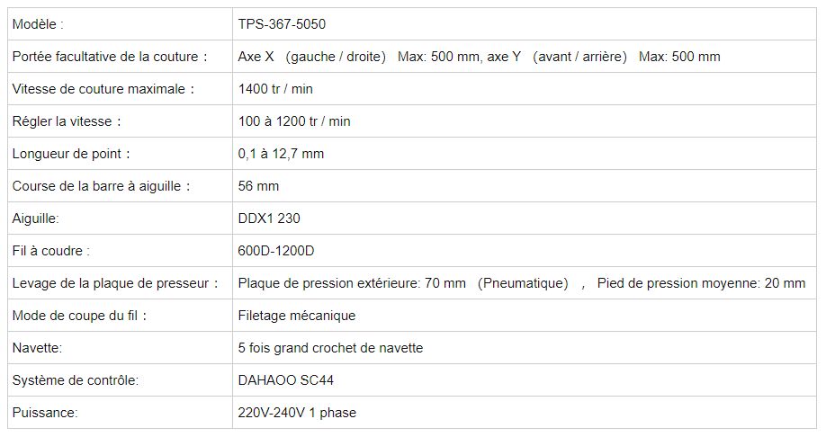 TPS-367-5050 - Piqueuse plate robuste - Topeagle International Ltd. - Vitesse maximale 1400 tr/min_1