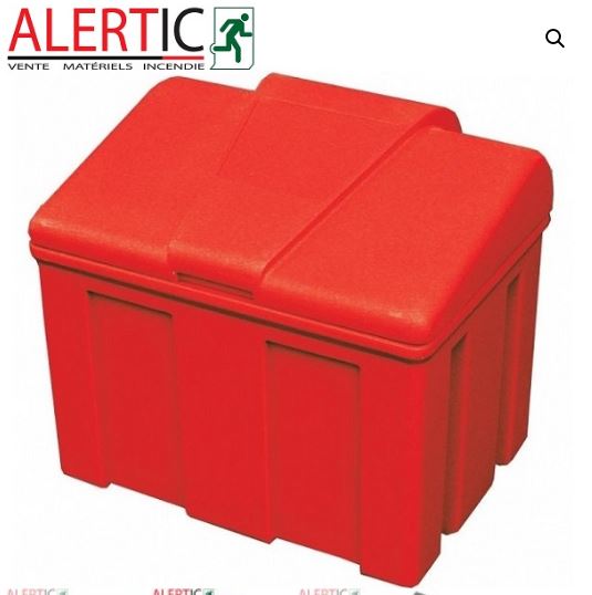 Bac de stockage pour sel ou sable déneigement 108 litres - Alertic - Réf. 0263 - Étanche et résistant_1