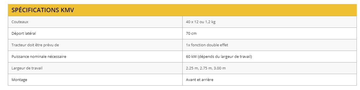 Kmv - broyeur forestier - Herder - Largeurs 2.25, 2.75 et 3 m_1