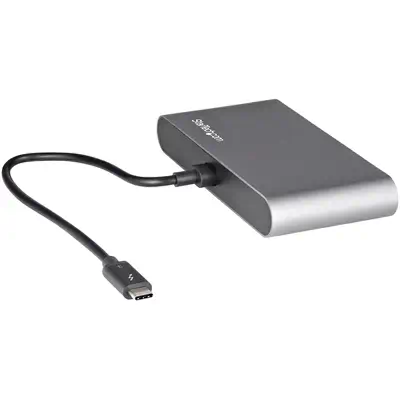 Mini Dock Thunderbolt 3 - Station d'Accueil Portable pour Deux àÉcrans avec HDMI 4K 60Hz, 2 x Hub USB_1