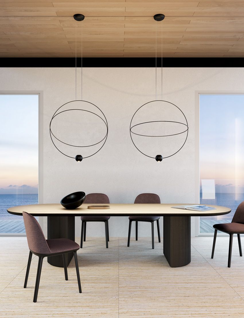 Suspension LED ELARA - Design géométrique inspiré de l'astronomie par Nika Zupanc_1