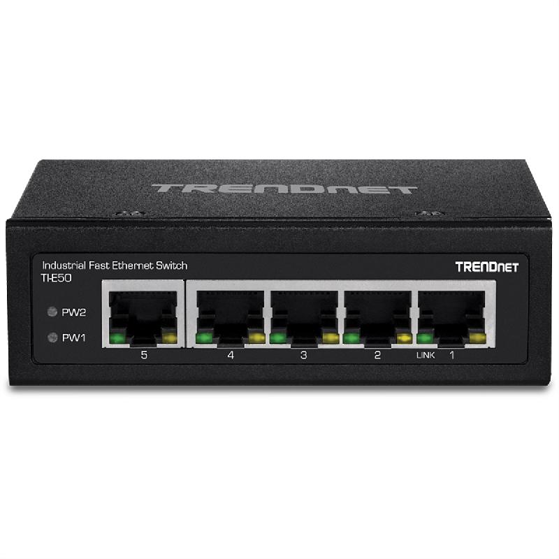 TRENDnet TI-E50 Switch industriel Fast Ethernet rail DIN 5 ports_1