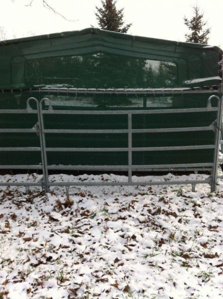 Barrière agricole galvanisée - Hauteur 1m40 - 5 traverses - GE 360/140/5 - 3,6m x 1,4m_1