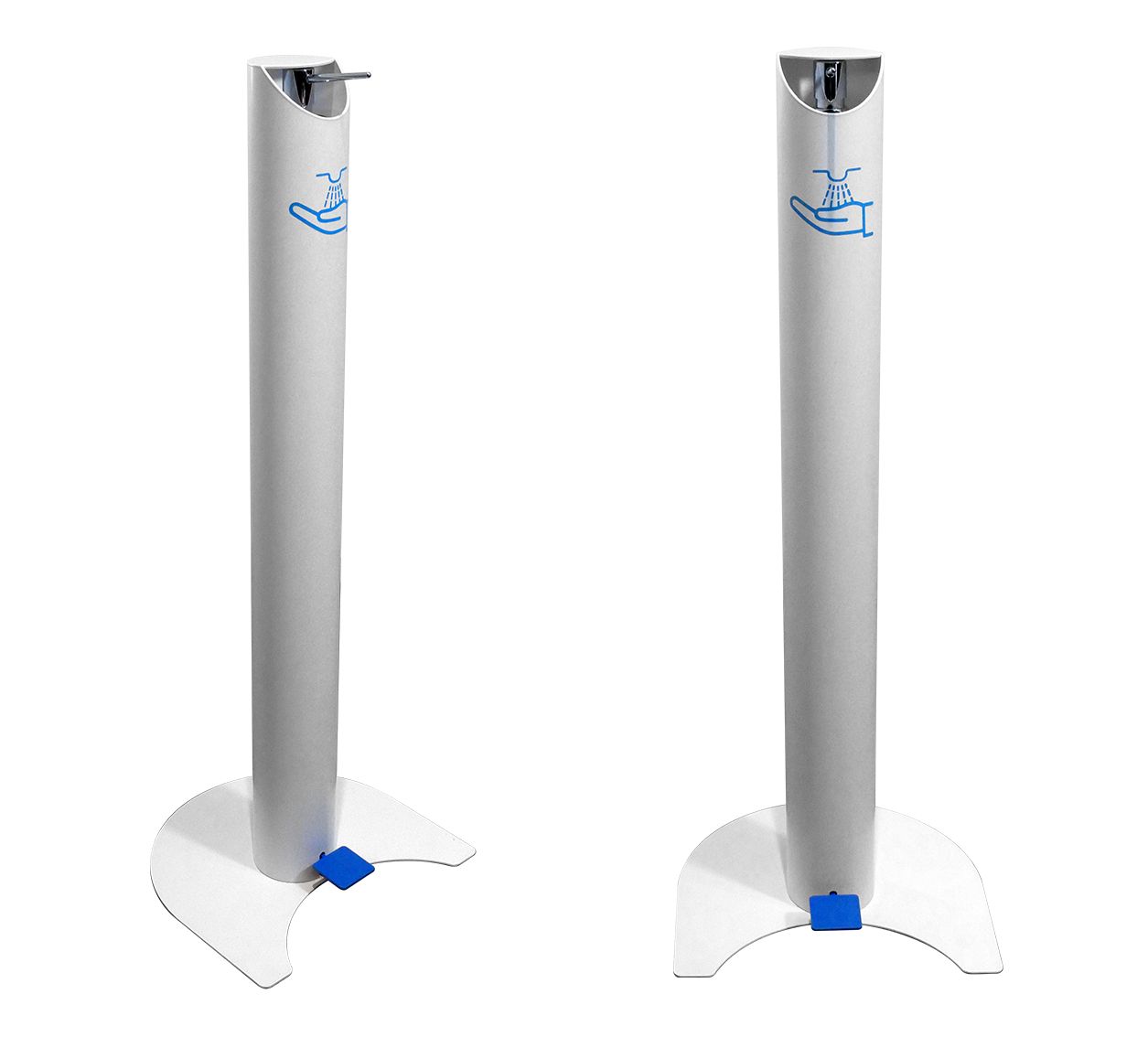 Curtis - borne avec pédale mécanique - réservoir inox intégré 4,75L - 97,1 cm - Elecom_1