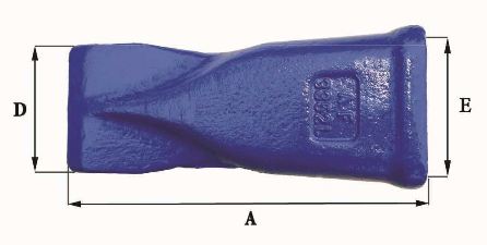 Dents de godet adaptables Feurst AF 3352 L - Poids 7,25 kg - Dimensions précises_1