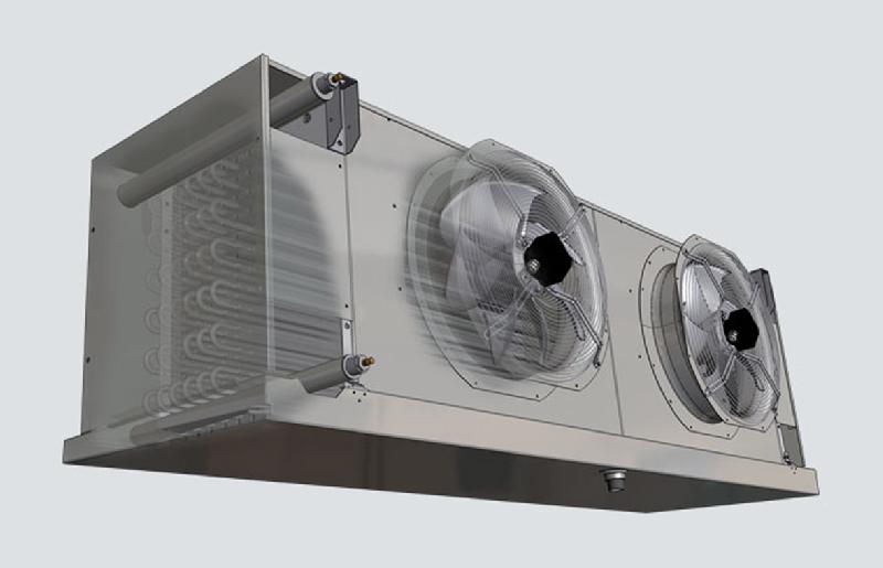 Refroidisseur d'air industriel Kelvion VRS - personnalisable, tubes inox et nageoires aluminium_1