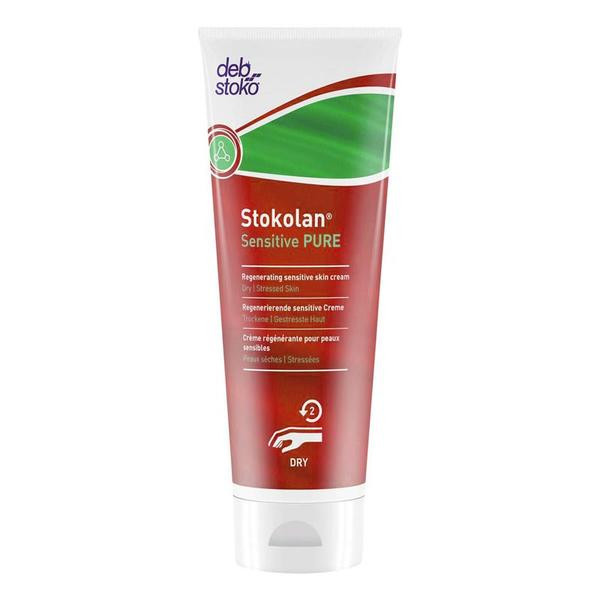 Stokolan sensitive pure creme de protection des mains, peaux sensibles sans parfum tube 100ml (ssp100ml)_1