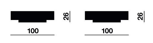 Table basse Offisit modèle T05 carrée - Chêne blanchi_1