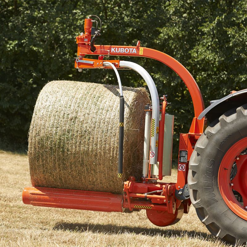 WR1250J - Enrubanneuse agricole Kubota Europe SAS - chargement autonome - balles jusqu'à 1000 kg_1