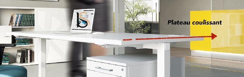 Bureau individuel Yan - MDD - Blanc 9010, 120, Anthracite_1