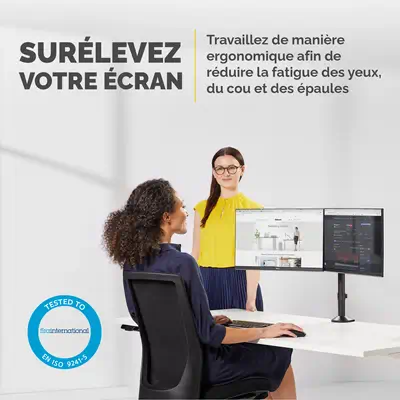 Fellowes Reflex 8502601 support d'écran plat pour bureau 68,6 cm (27