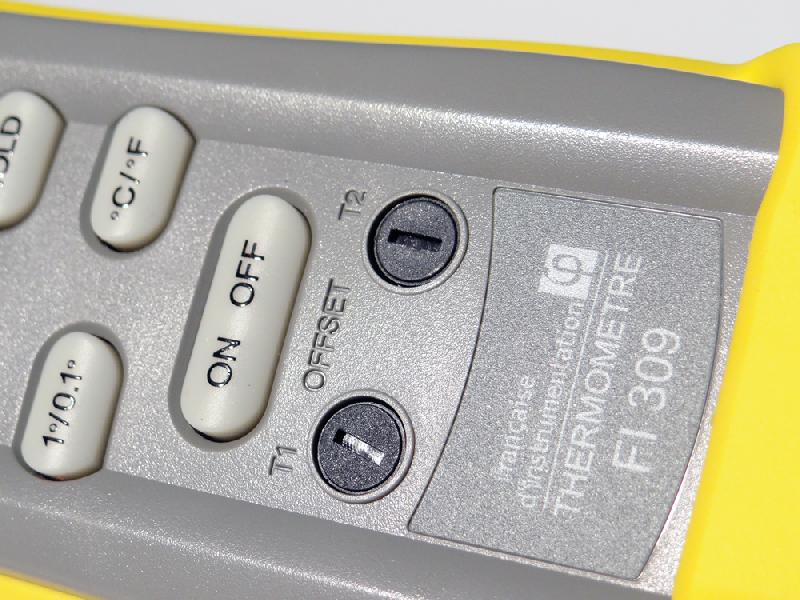 FI309 - Thermomètre numérique 2 voies thermocouple K avec modes d'affichage et fonctions min/max_1