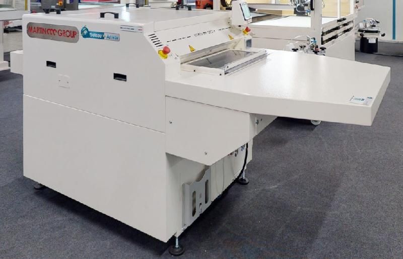 Thermocolleuse à chaud - Machine à gutter - Modèle OLX 600 de MARTIN GROUP avec tapis d'alimentation_1