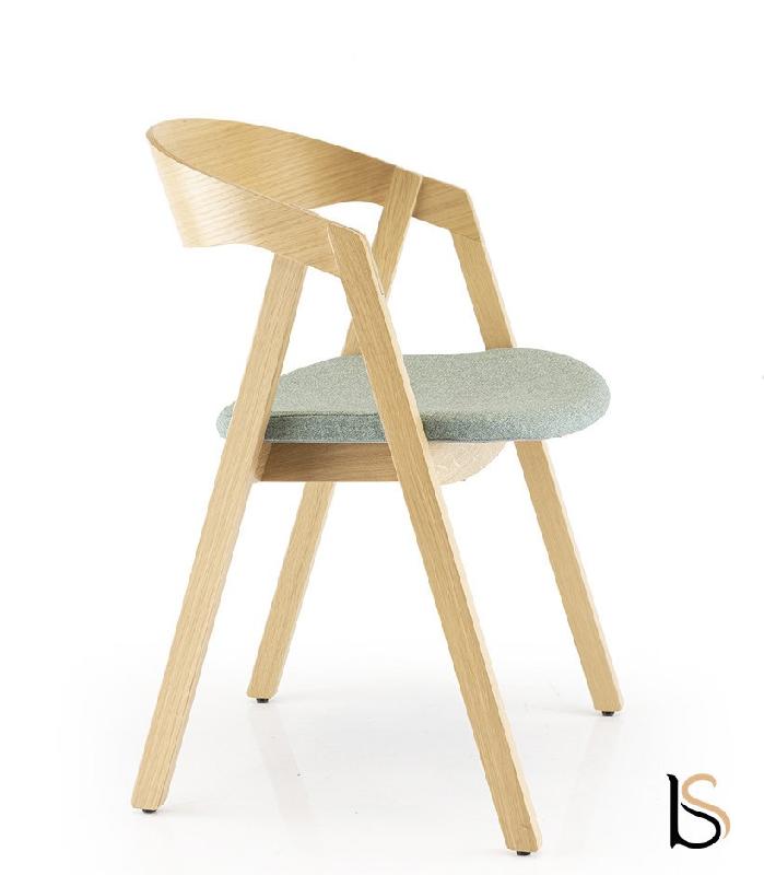 Chaise avec assise tissu Artea - Sokoa - Lin - SML_2