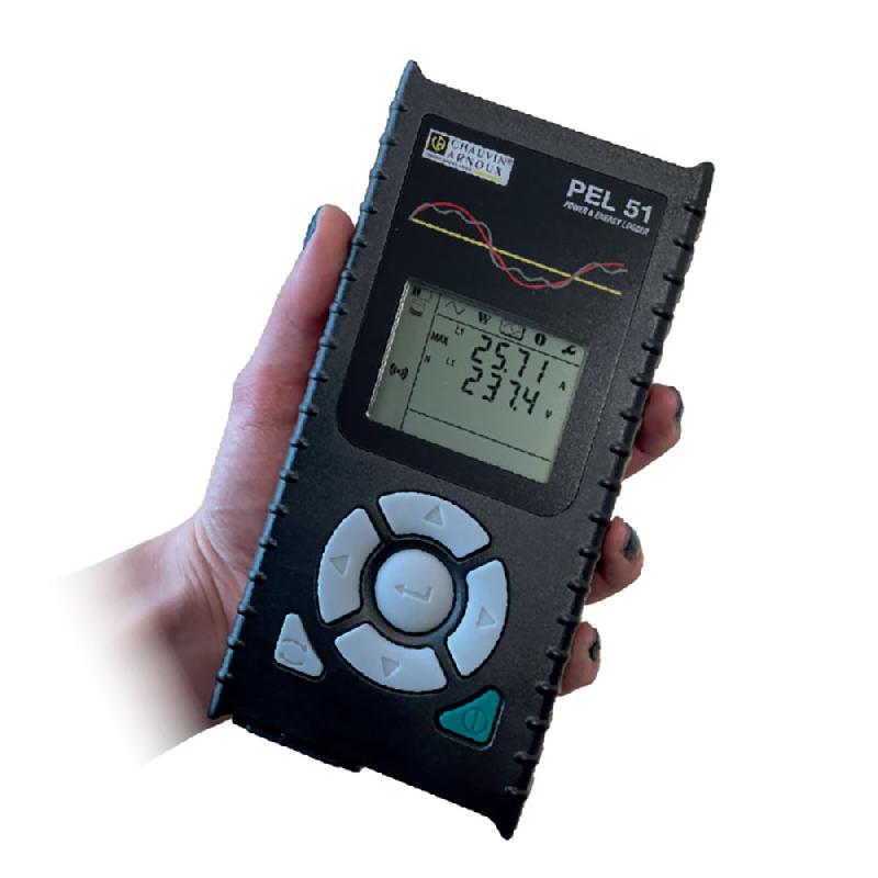 P01157166 - Enregistreur de puissances et d'énergies PEL51, 1 voie monophasée, autoalimenté - CHAUVIN ARNOUX_1