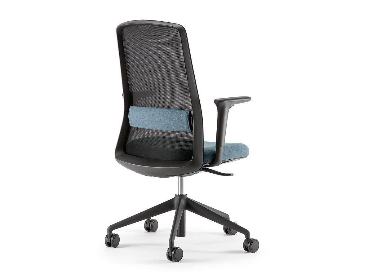 Siège de bureau IDOLE Rock - dossier résille - structure noire - ergonomique et réglable_1