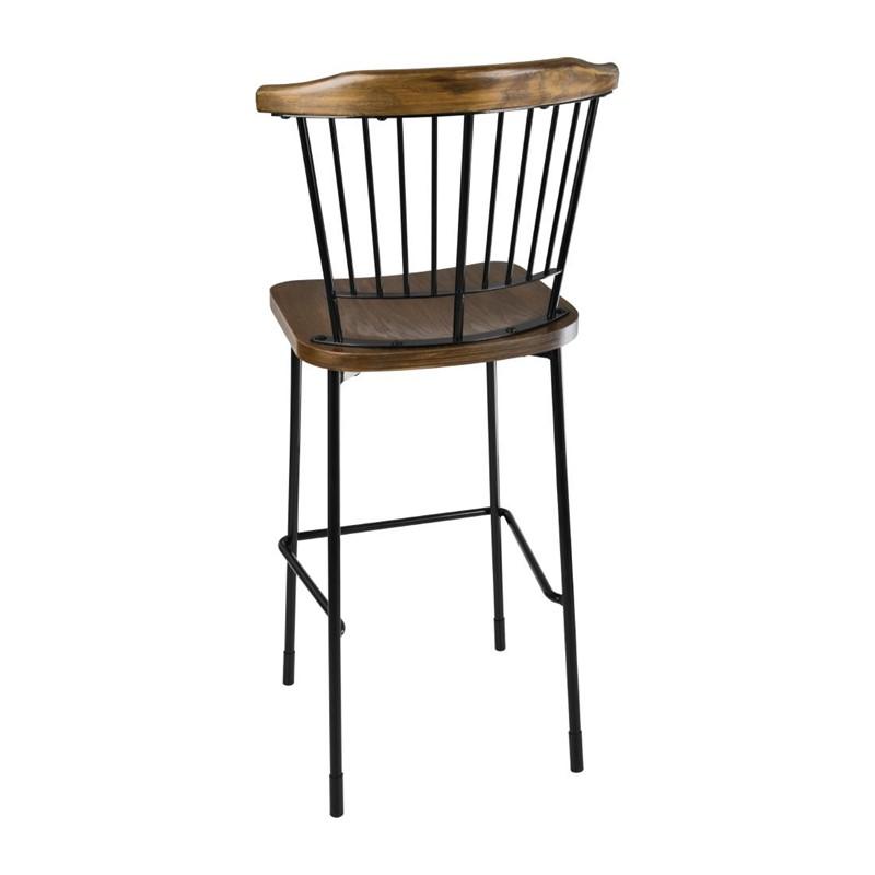 Tabourets hauts Scandi noirs (lot de 2) | Bolero - FB873_1