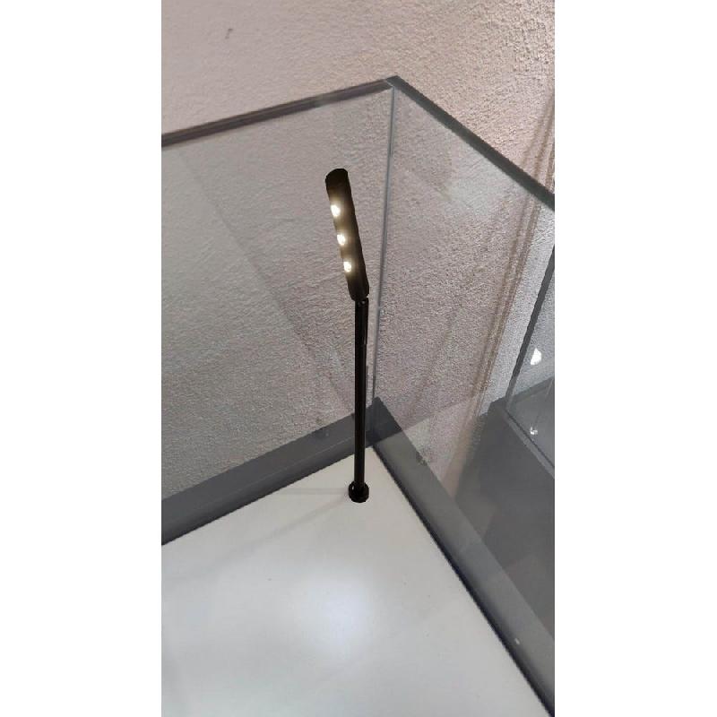 Vitrine Museum Bois à poser 182x80xH45cm - Cloche verre collé UV - noir_1