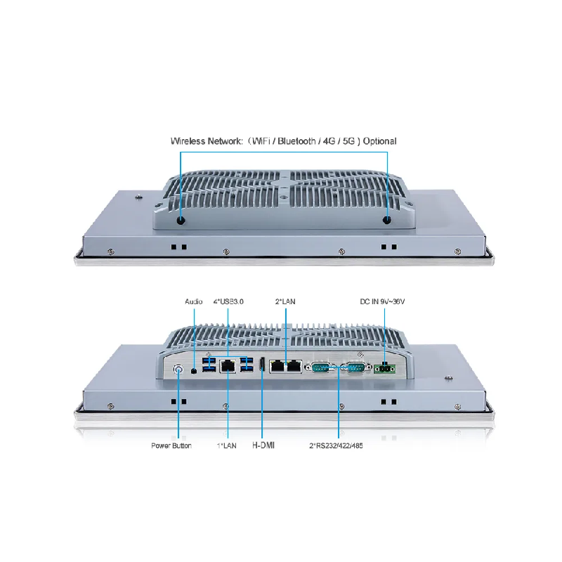 Panel PC industriel fanless 15.6
