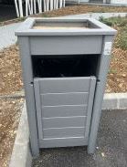 Poubelle cendrier 100L recyclée - PCCEND100 - PolyAl recyclé - Résistante et durable_2