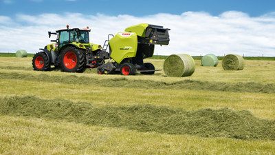 Rollant 520 R - Presse à balles rondes Claas - Chambre de pressage fixe 125 cm - Système intelligent MPSII_1