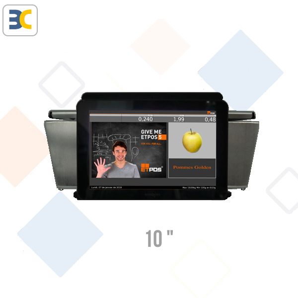 Balance commerciale tactile BM5 Junior Inox - Compacte 7''-10'' avec ticket 58mm et écran LCD_1