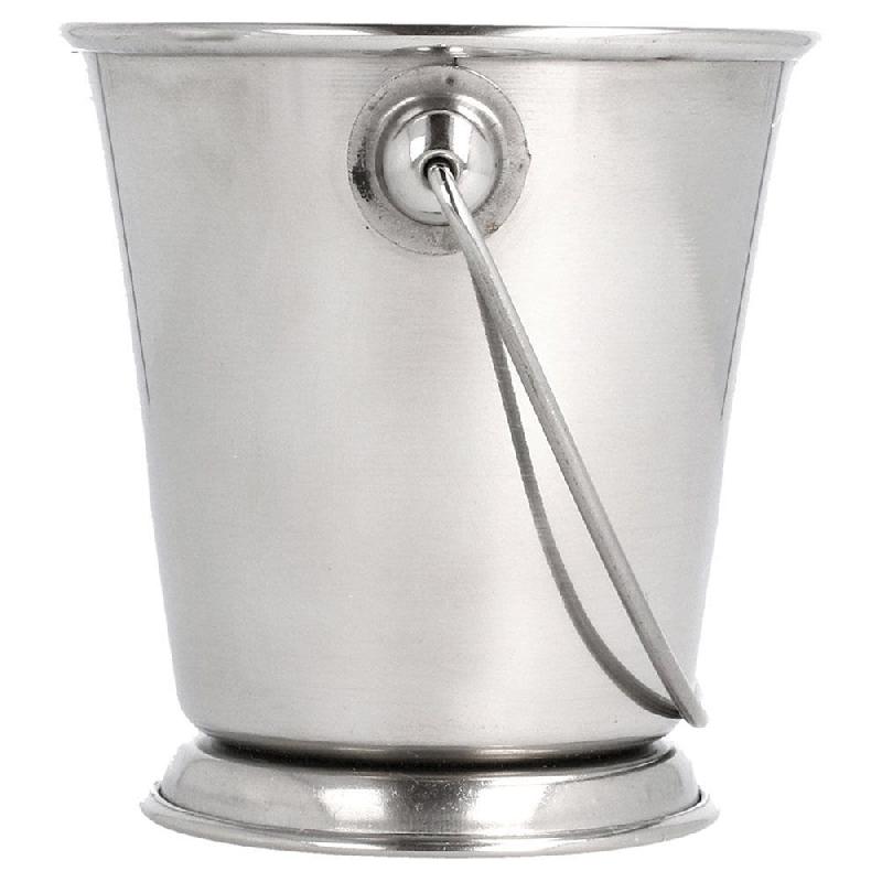Mini seau inox argent Ø12x12cm - par 12_1
