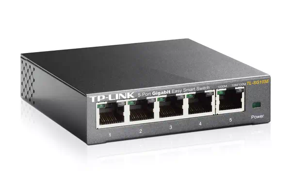TP-Link TL-SG105E Géré L2 Gigabit Ethernet (10/100/1000) Noir_1