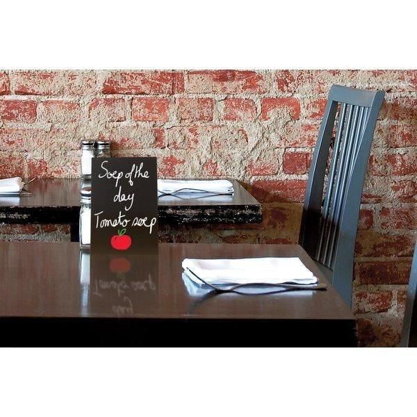 Set de 3 Ardoises rigides A5 - noir - pour chevalets de table_1