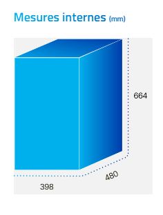 Casiers intelligents pour agences de transport - gestion de colis très grands - réf Porte H70_2