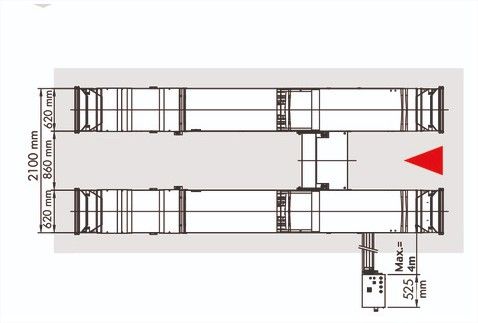 R44ctltiw pont elevateur hydrau.Lique ciseaux prise sous roues version encastree avec geometrie_1