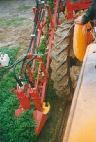 Récolteuse de persil PEB - Autran & Mab - adaptée pour épinards et blettes, avec système de bottelage automatique_1