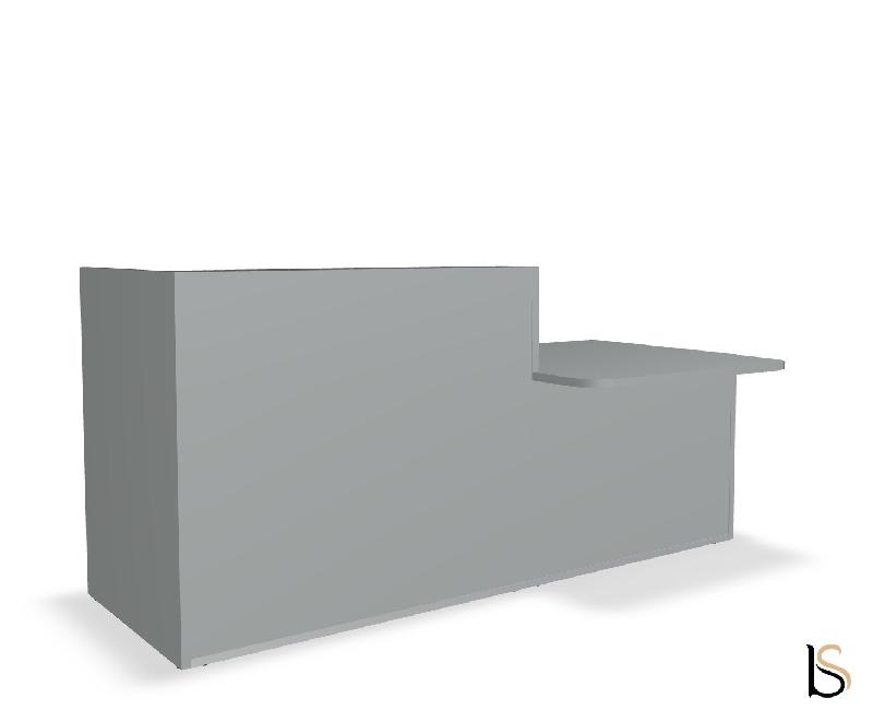 Banque d'accueil TERA avec accès PMR par MDD - 246, Droite, Gris aluminium_2
