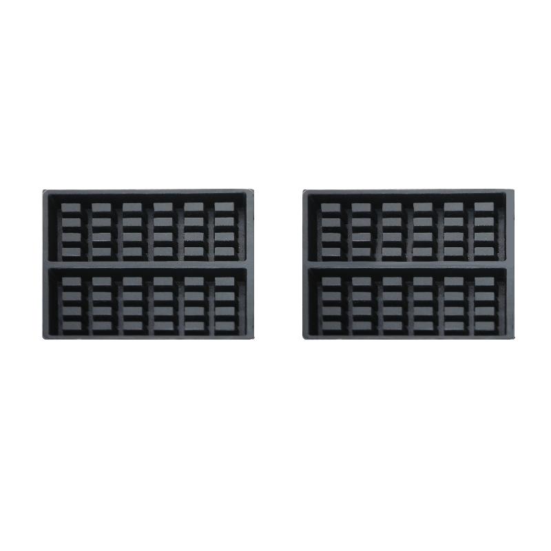 Gaufrier rotatif 2pcs gaufre de bruxelles l605 7540.0070 COMBISTEEL_1