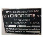 Groupe tirage-bouchage liège Girondine CM 9/1 - matériel d'occasion pour bouteilles de cidre_1