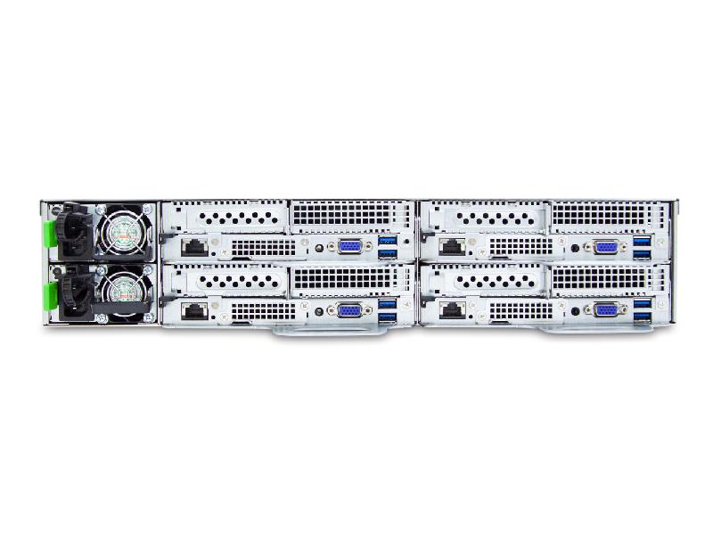 HP201-VL-Multi - Serveur de stockage hybride 2U à 4 nœuds avec 24 baies NVMe et 8 baies SATA - Processeurs Intel Xeon évolutifs_1